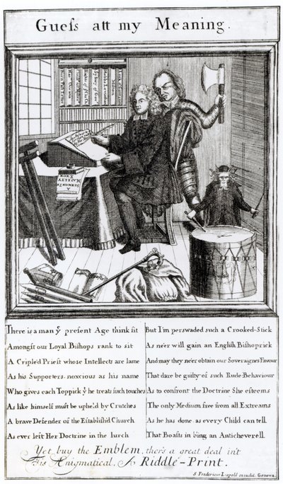 Guess at my Meaning, 1709 by English School